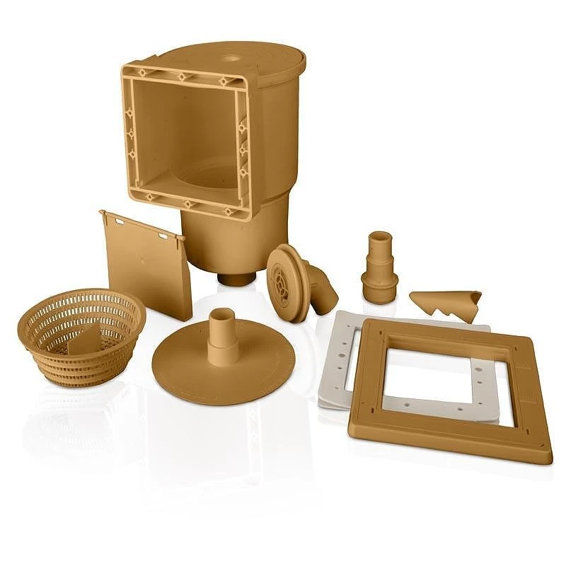 Комплект скимер и възврътна клапа за басейнr GRE , Кафяв